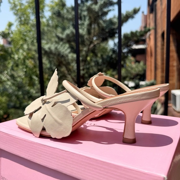 New Free People Intentionally Blank Iris Garden Heels Shoes Cream 39 - Picture 13 of 17